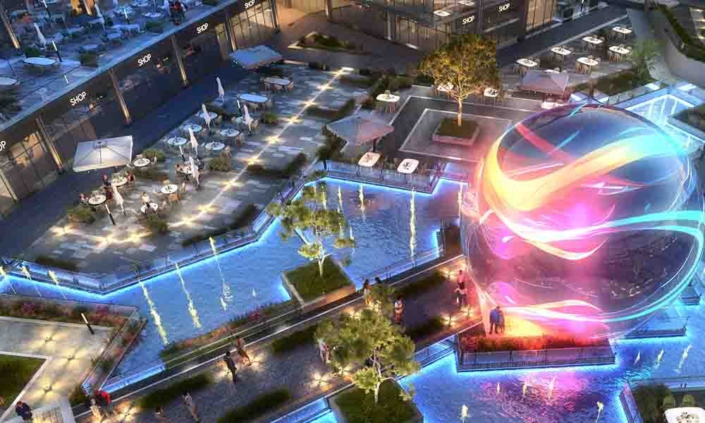 مول اي في بيزنس بارك التجمع الخامس ويلث العقارية - IV Business Park New Cairo Mall