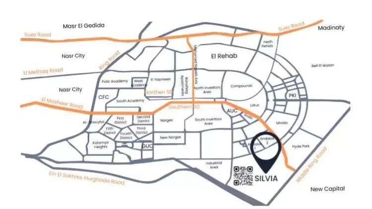 كمبوند سيلفيا التجمع الخامس تيد العقارية – Silvia New Cairo Compound