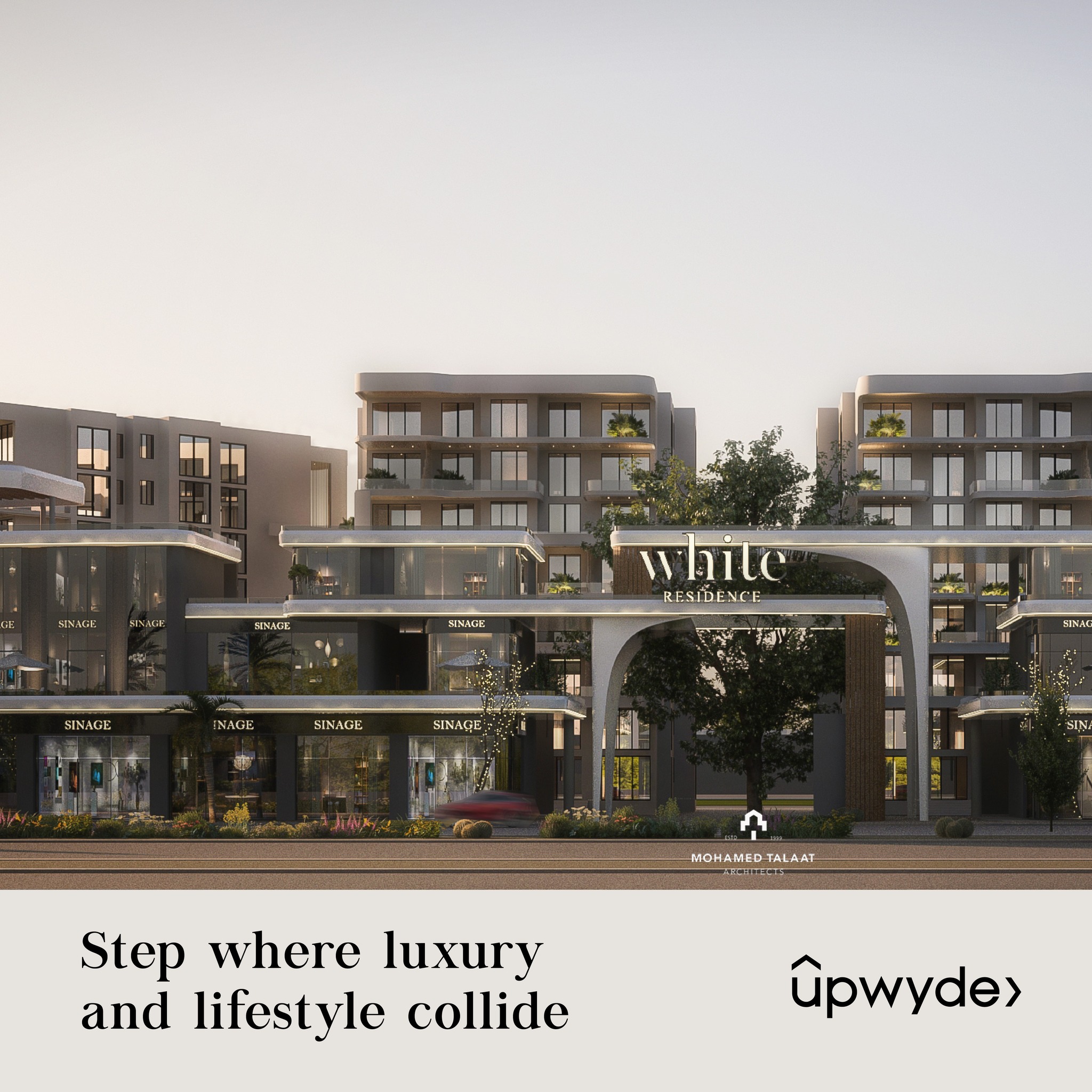 White Walk New Cairo Mall Upwyde Developments