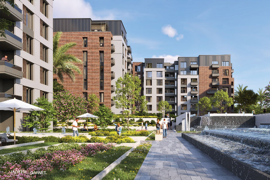 كمبوند جارنيت ريزيدنس التجمع الخامس جدير – Garnet Residence Compound New Cairo