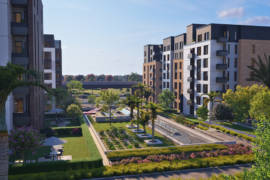 كمبوند جارنيت ريزيدنس التجمع الخامس جدير – Garnet Residence Compound New Cairo