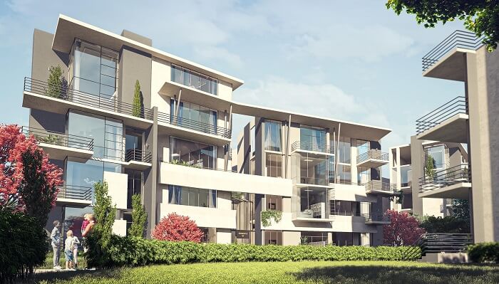 اسكن في كمبوند ليفز ويست أكتوبر شقة بمساحة 150 متر