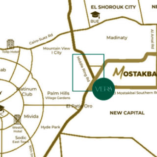 تحت سعر السوق فيلا 255م للبيع في مشروع فيرا المستقبل سيتي