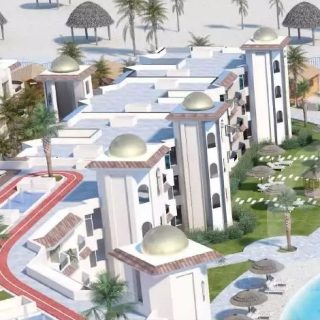 بسعر مغري شقة 105م بمشروع ايكلا بورسعيد فيو رائع