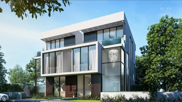 اميز فيلا للبيع بكمبوند ذا كريست التجمع الخامس بمساحة 260 متر