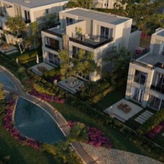 اسكن في كمبوند الباتيو تاون التجمع فيلا بمساحة 400 متر