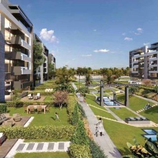 للبيع بالتقسيط شقة 138 متر في كمبوند أفيلين القاهرة الجديدة