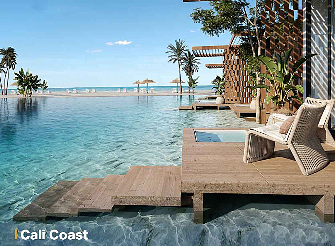 تحت سعر السوق شاليه 120م للبيع في منتجع كالي كوست الساحل