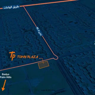 مكتب في مول تاون بلازا اكتوبر بتسهيلات تصل إلي 7 سنوات