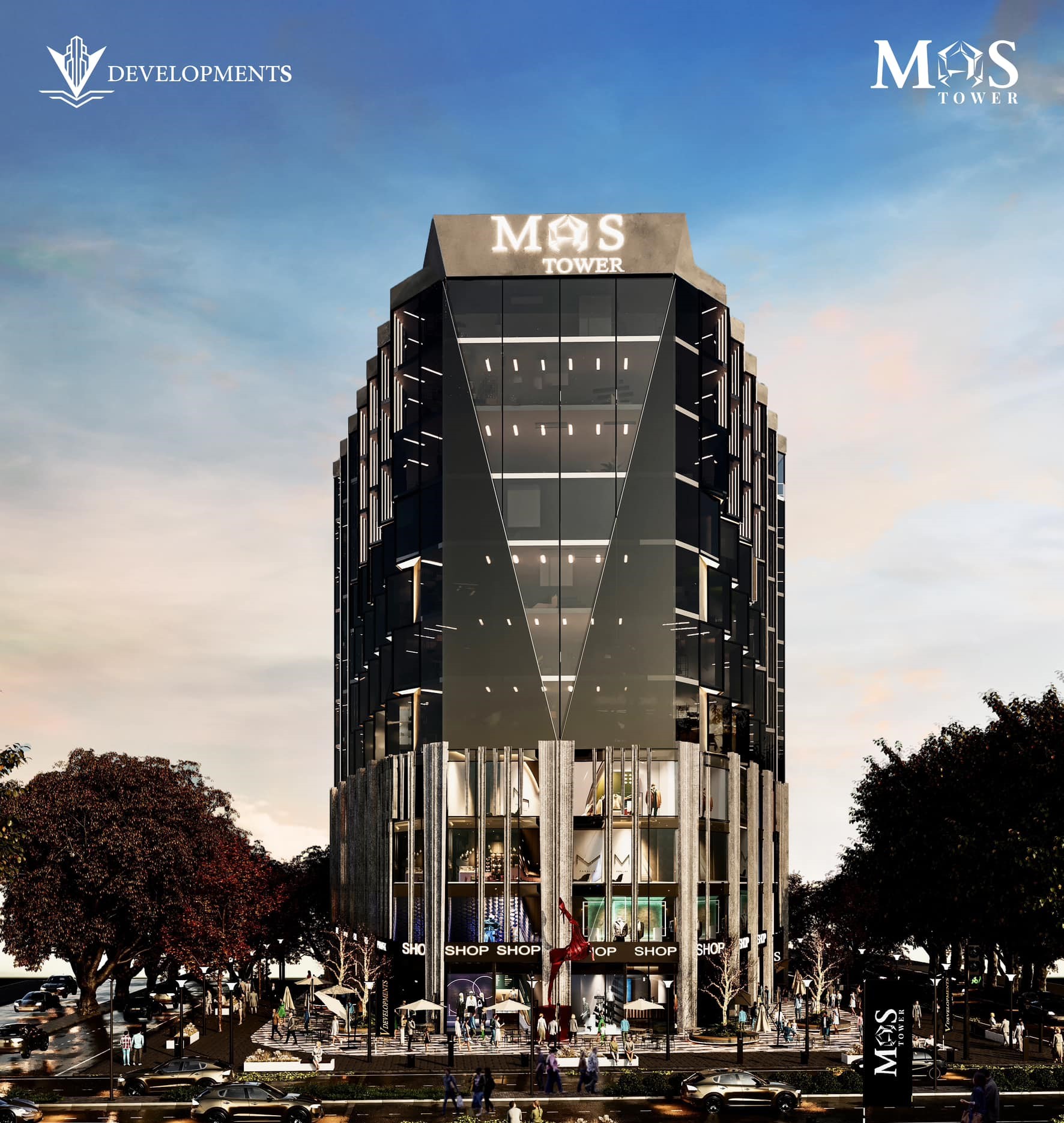 مول ماس تاور العاصمة الإدارية الجديدة في للتطوير العقاري – Mas Tower New Capital Mall