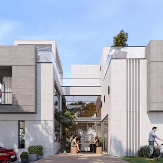 ارخص فيلا 410م للبيع فى كمبوند نوشن التجمع الخامس