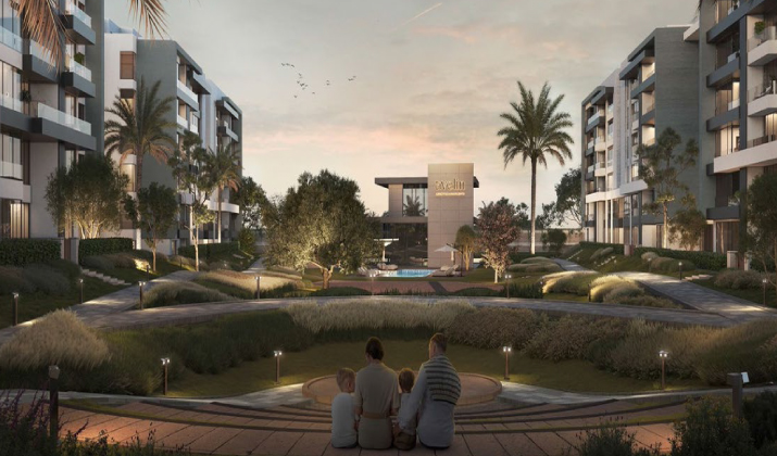 للبيع بالتقسيط شقة 138 متر في كمبوند أفيلين القاهرة الجديدة