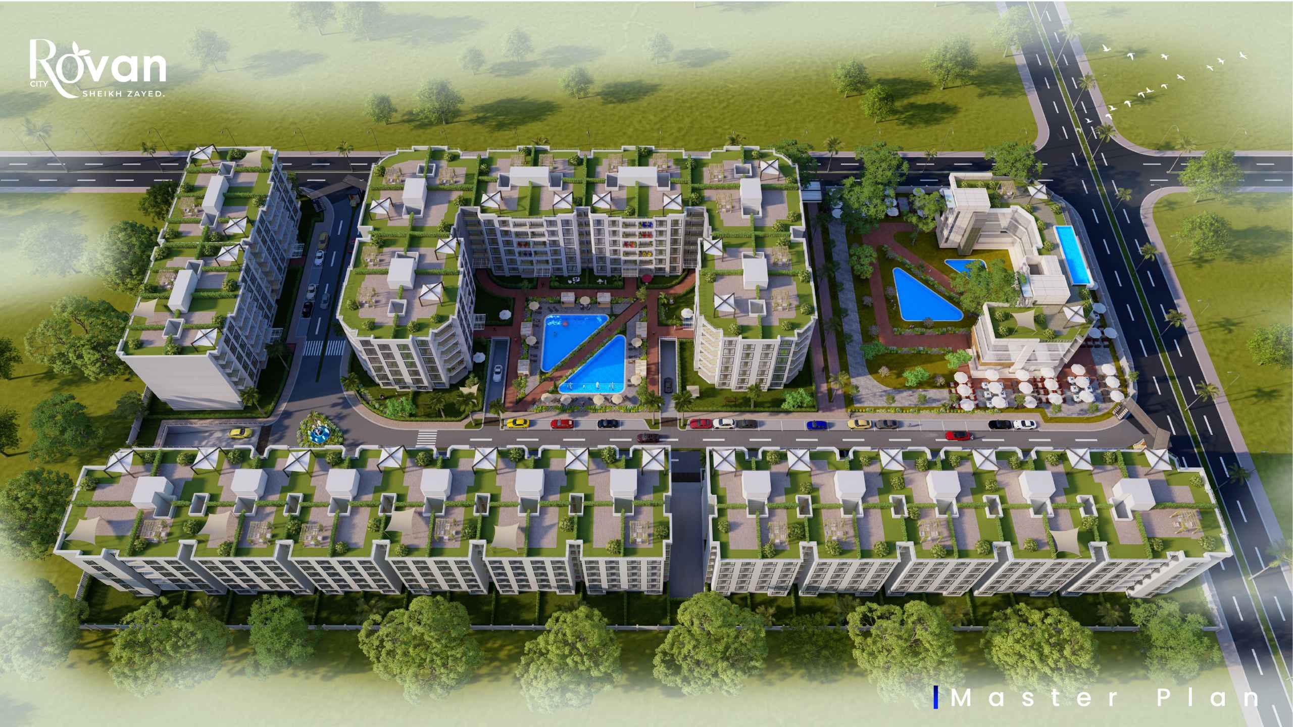 كمبوند روفان سيتي الشيخ زايد EPD العقارية – Rovan City Sheikh Zayed Compound