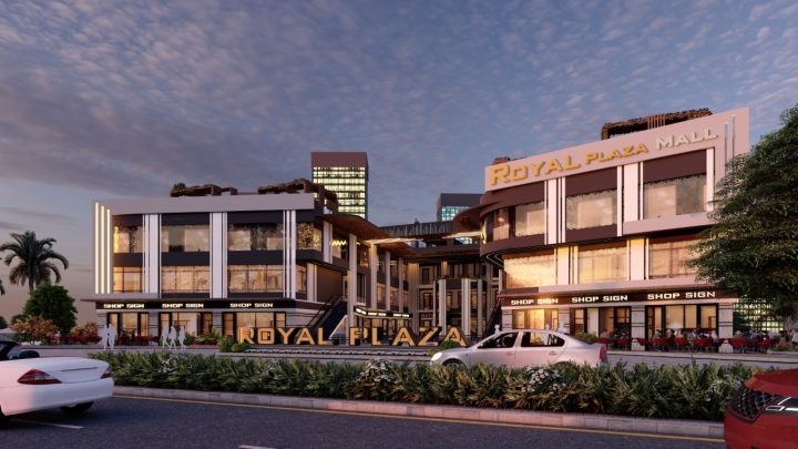 للبيع بالتقسيط مكتب 45 متر في رويال بلازا اكتوبر