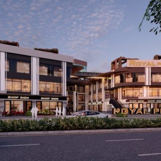 للبيع بالتقسيط مكتب 45 متر في رويال بلازا اكتوبر