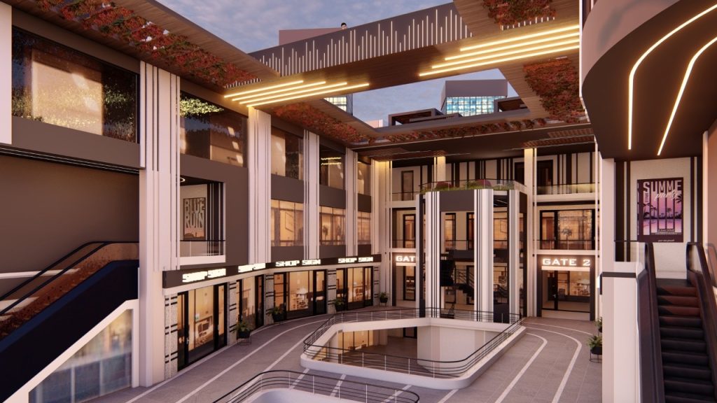 للبيع بالتقسيط مكتب 45 متر في رويال بلازا اكتوبر