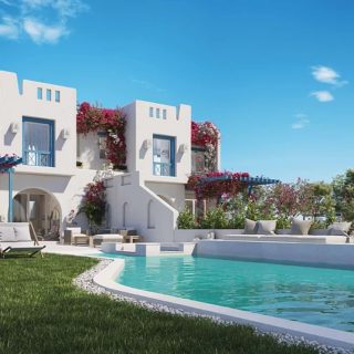 لمحبى الرقي شاليه للبيع في رودس ايلاند الساحل الشمالي بمساحة 110 متر