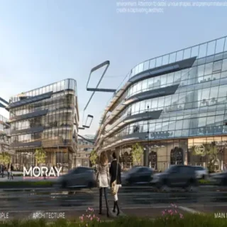 باقل من سعر السوق، مكتب في مول موراي 90م تشطيب كامل