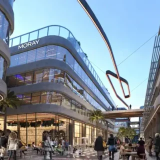 باقل من سعر السوق، مكتب في مول موراي 90م تشطيب كامل