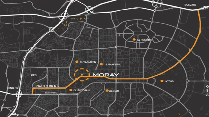 باقل من سعر السوق، مكتب في مول موراي 90م تشطيب كامل