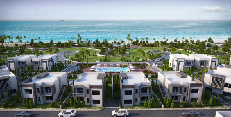 باقل من سعر السوق، فيلا في سيزر ايلاند الساحل الشمالي 500م تشطيب كامل