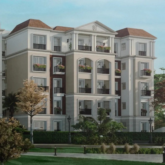 للبيع بالتقسيط شقة 163 متر في كمبوند ريجنتس سكوير التجمع