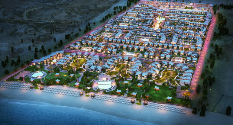 باقل من سعر السوق، فيلا في سيزر ايلاند الساحل الشمالي 500م تشطيب كامل