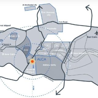 شقة مميزه للبيع في مشروع الكا التجمع الخامس بمساحة 170 متر