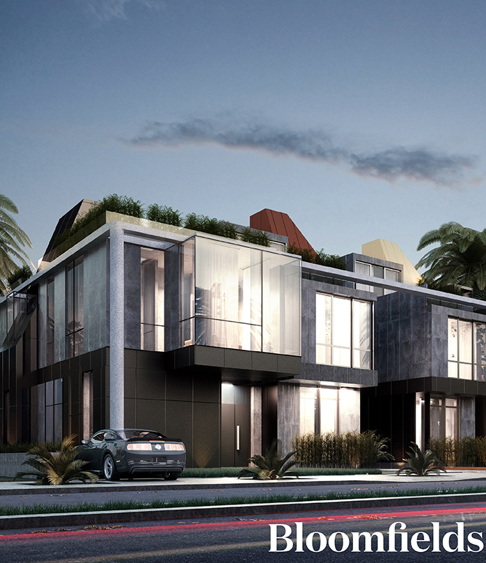 تاون هاوس جاهز للسكن في كمبوند ذا ليكس بلوم فيلدز المستقبل