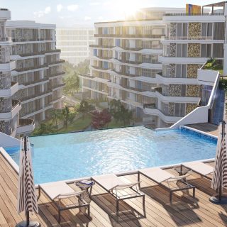 تاون هاوس جاهز للسكن في كمبوند ذا ليكس بلوم فيلدز المستقبل