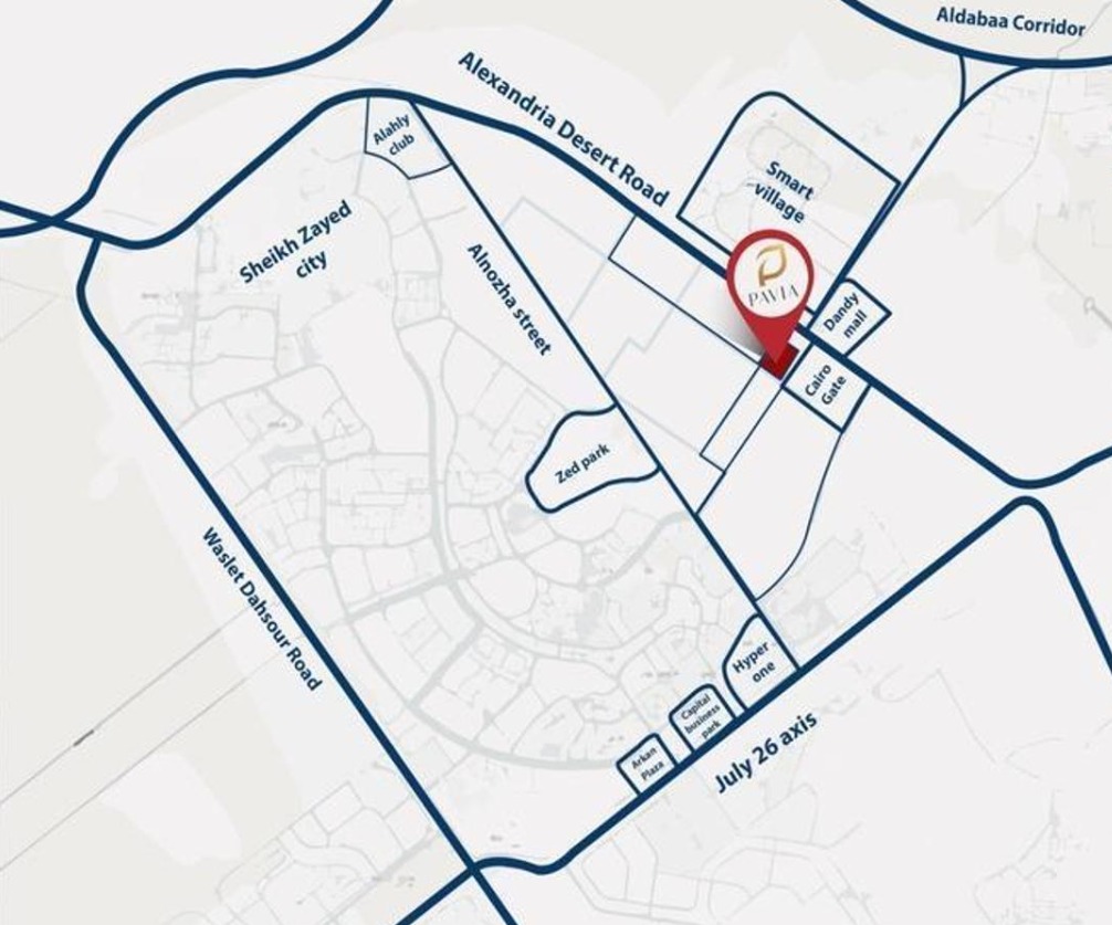 كمبوند بافيا الشيخ زايد تاج للتطوير العقاري – Pavia Sheikh Zayed Compound