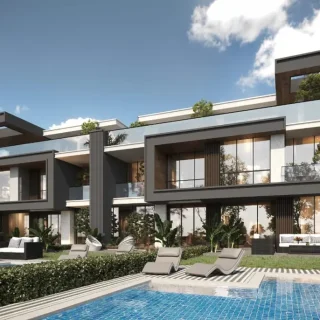 بسعر مغري تاون هاوس 230م بمشروع مينوركا زايد الجديدة فيو رائع