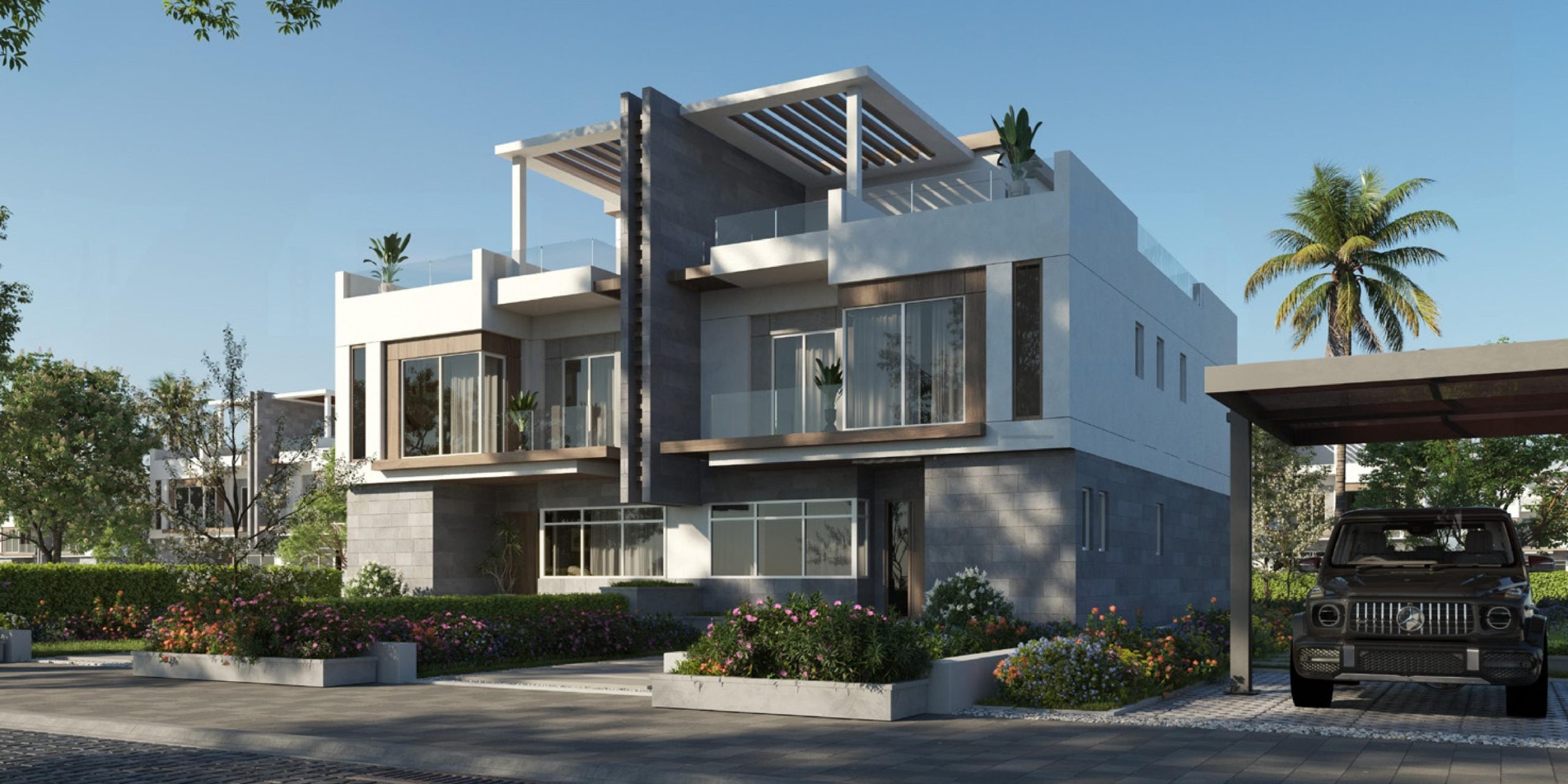 توين هاوس 310م للبيع بموقع مميز جدا وباقل سعر للمتر في فايف ليفلز