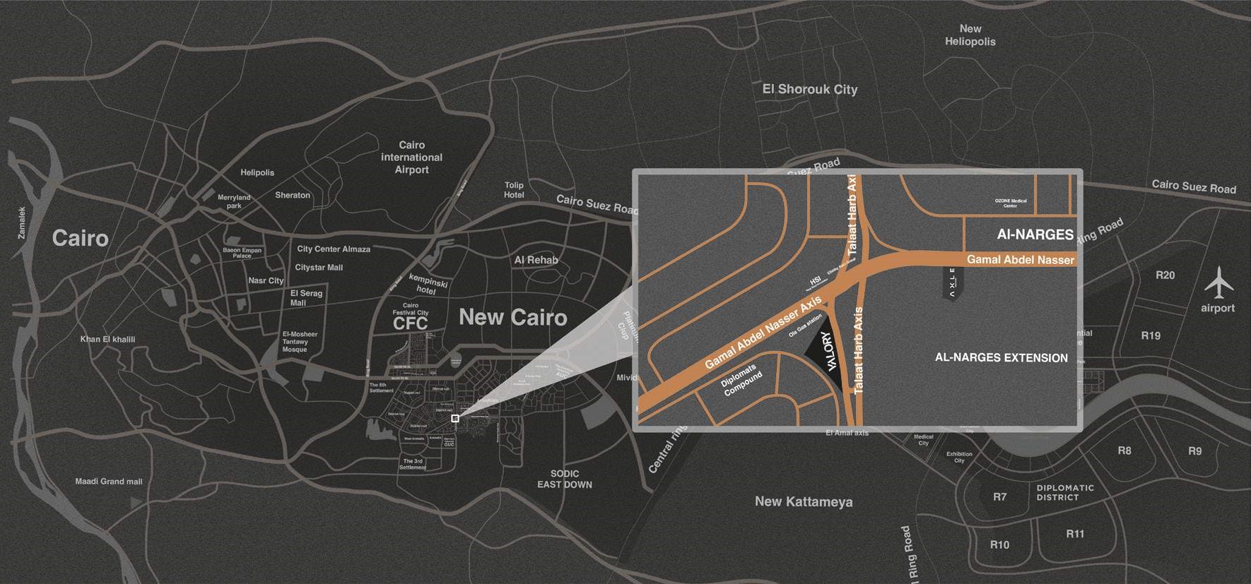 مول فالوري التجمع الخامس منصات – Valory Mall New Cairo