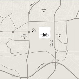 للبيع بكمبوند وايت القاهرة الجديدة شقة بمساحة 117 متر بسعر لقطه جداا