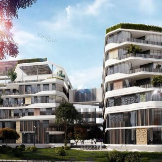 تاون هاوس جاهز للسكن في كمبوند ذا ليكس بلوم فيلدز المستقبل