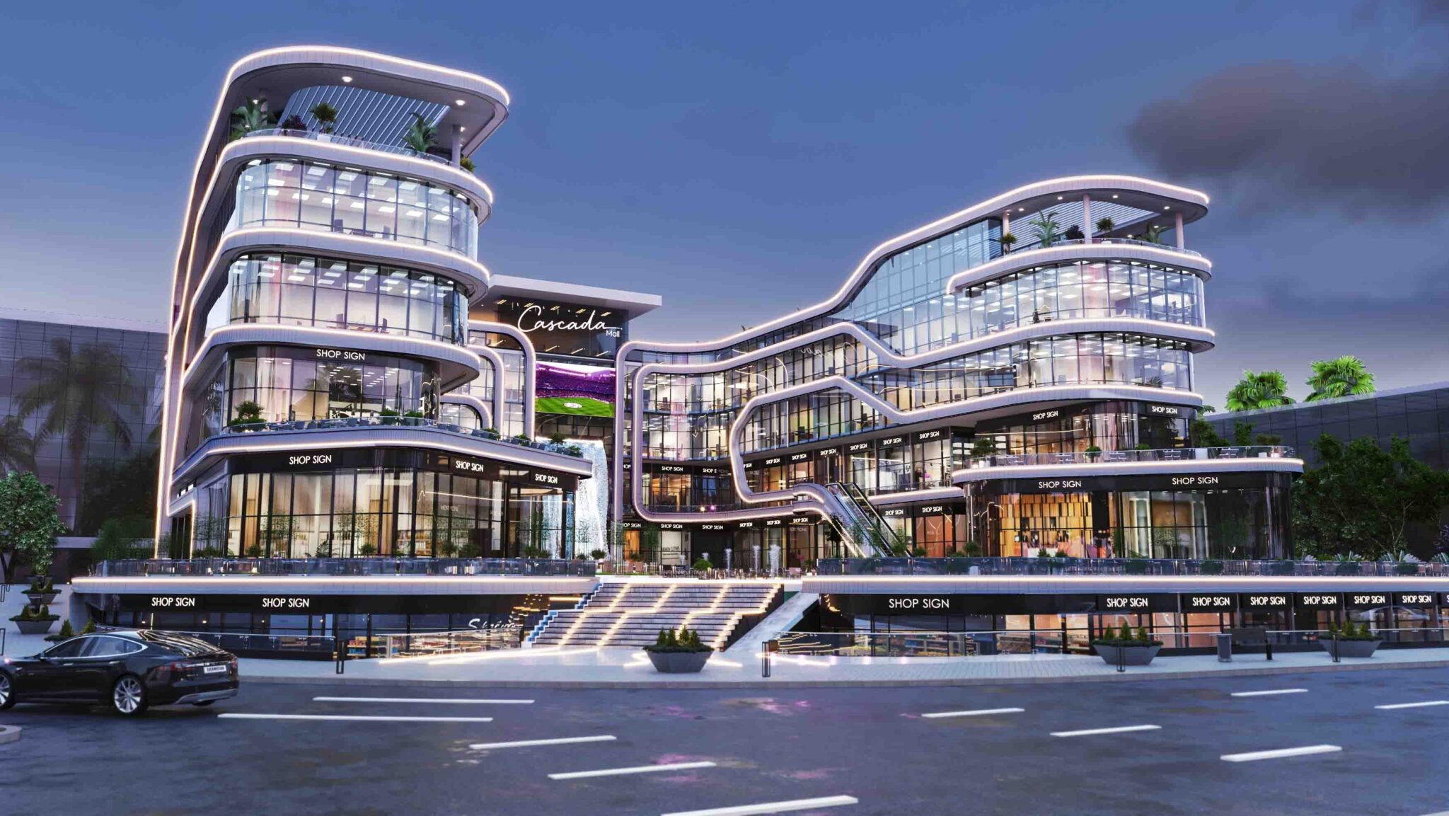 مكتب للبيع 38م في مول كاسكادا بلازا القاهرة الجديدة بتسهيلات فى السداد