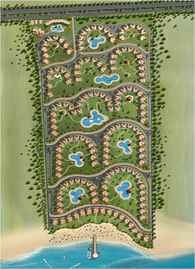 بالساحل الشمالي احجز شاليه في كورال هيلز بمساحة 130 متر