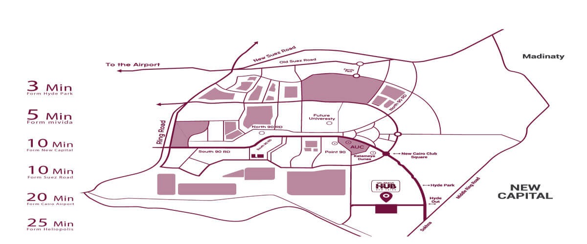 مول فالنسيا هب القاهرة الجديدة NCB للتطوير العقاري – Valencia Hub New Cairo Mall