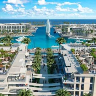 للبيع بمارينا ويست الساحل الشمالي شاليه بمساحة 128 متر بسعر لقطه جداا