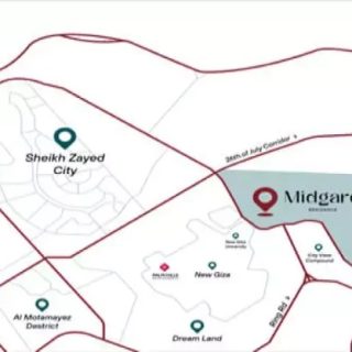 بمقدم 20% أحصل على شقة بمساحة 147 متر في كمبوند ميد جارد ريزيدنس