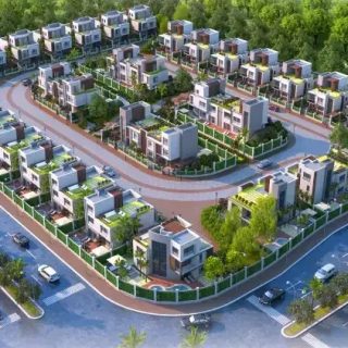 للبيع بكمبوند بارك فالي بلو توين هاوس بمساحة 243 متر بسعر لقطه جداا