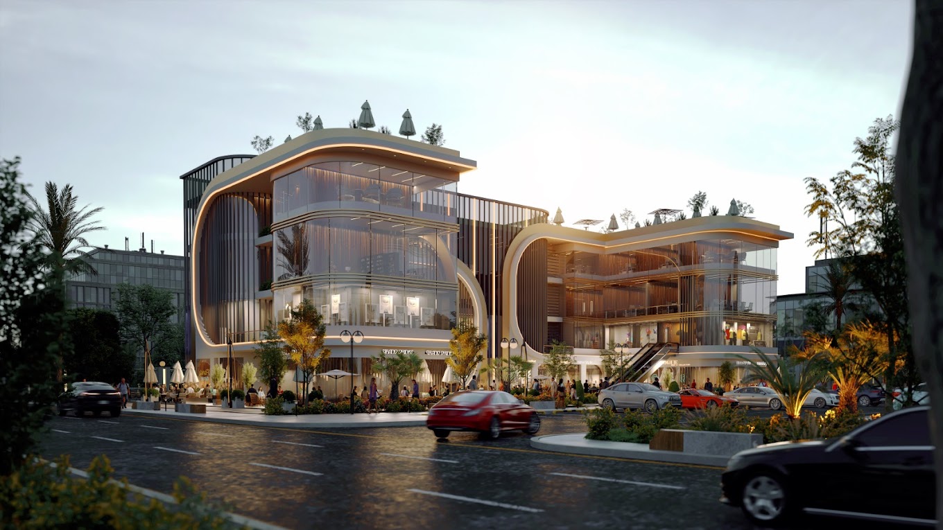 C yard Mall New Cairo Concrete Developments