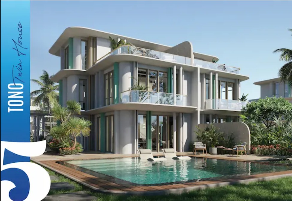 بسعر مغري فيلا 465م بقرية مارسيليا بيتش 5 فيو رائع