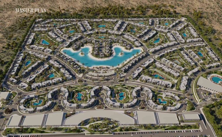 شاليه رائع 135م للبيع في موقع مميز جدا داخل منتجع كيو نورث