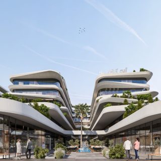 بمُقدم 20 % امتلك مكتب في ذا ويف مول الشيخ زايد بمساحة 80 متر