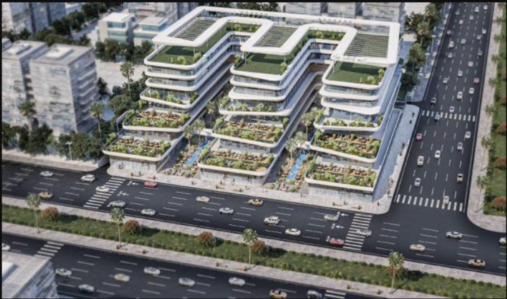 بمُقدم 20 % امتلك مكتب في ذا ويف مول الشيخ زايد بمساحة 80 متر