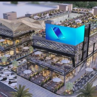 احجز وحدة بمساحة 60 متر في مول في تراس التجمع