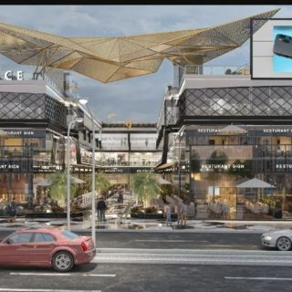 احجز وحدة بمساحة 60 متر في مول في تراس التجمع