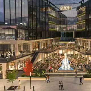 للبيع بالتقسيط مكتب 50 متر في مول ليفالي